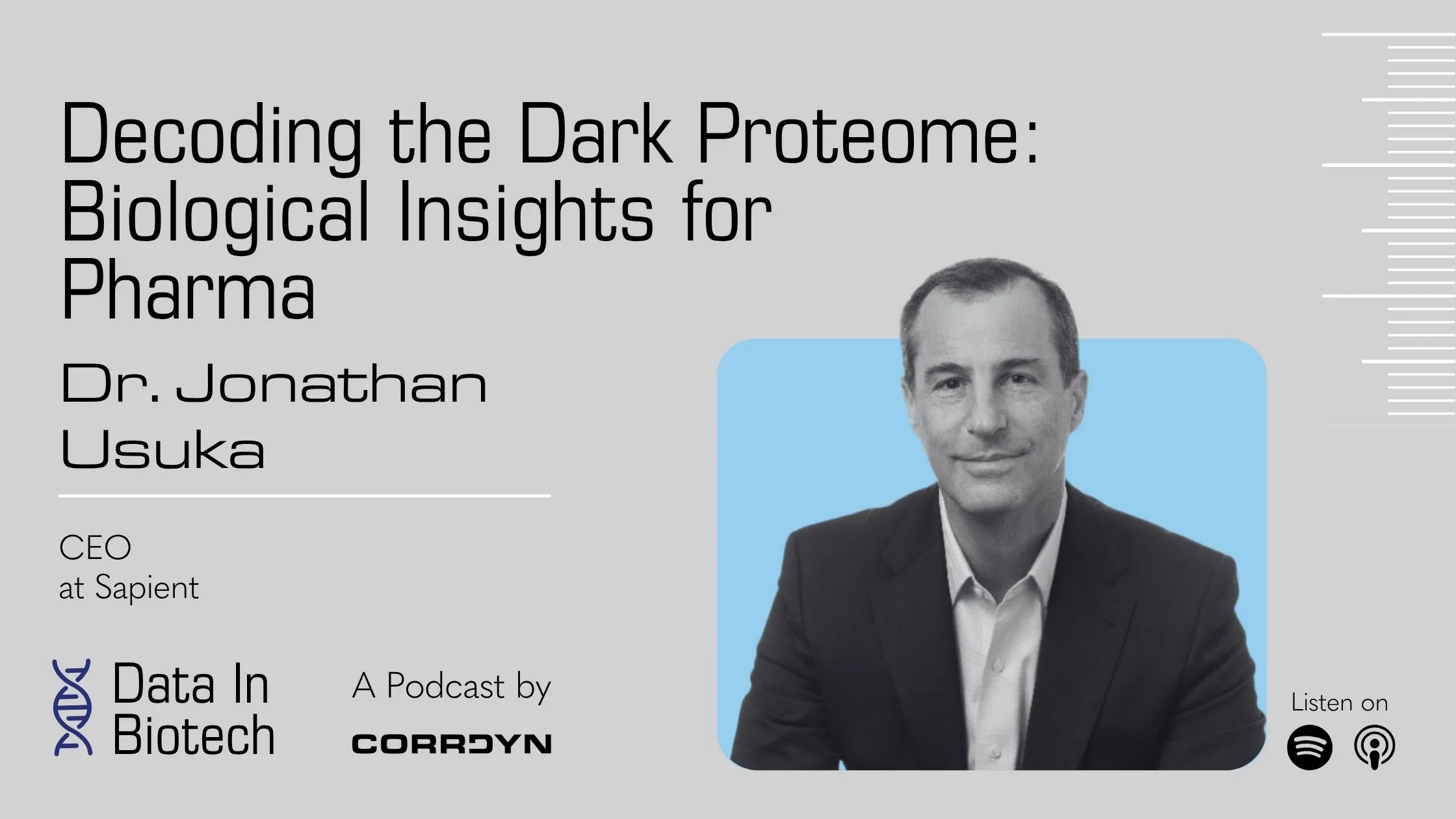 Dr. Jonathan Usuka — Decoding the Dark Proteome with Dr. Jonathan Usuka