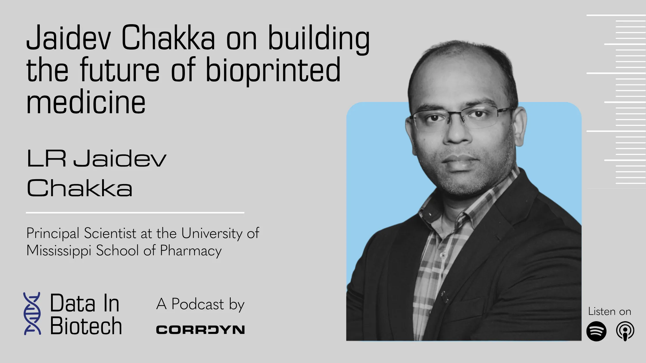 Jaidev Chakka — Jaidev Chakka on Building the Future of Bioprinted Medicine