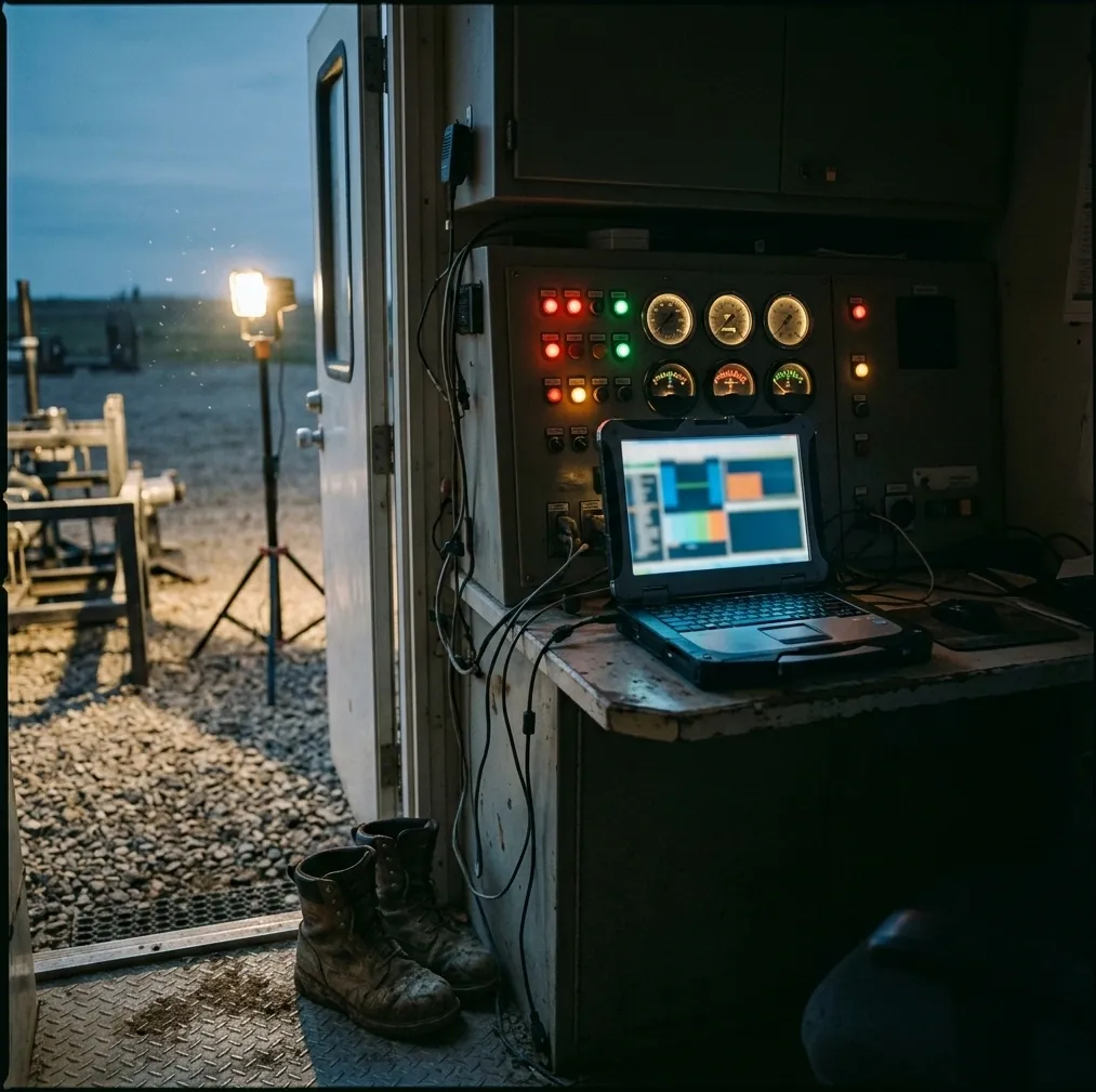 Editorial photograph evoking industrial services and distribution operations