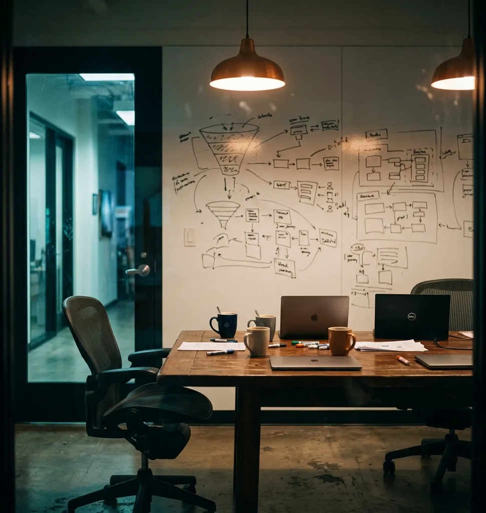 Editorial photograph evoking saas and subscription companies operations